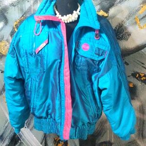 Kaelin Solar Jacket size 10 Turquoise